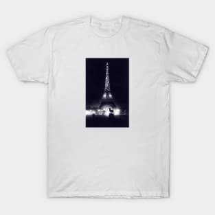 1930 Eiffel Tower at Night Paris T-Shirt